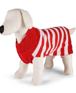 Matching Holiday Stripe Pet Sweater