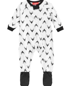 Matching Infants Oh Deer Footed Pajamas