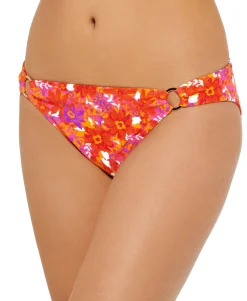 Teen Bold Bouquet Printed Ring Bikini Bottoms (Young Women's Fit)