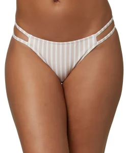 Teen Cardiff Lilia Striped Cheeky Bikini Bottoms (Young Women's Fit)
