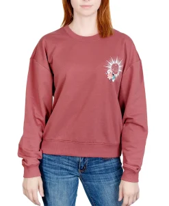 Teen Celestial Floral Graphic Sweatshirt (Young Women's Fit)