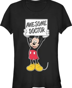 Teen Classic Mickey Doctor Short Sleeve T-shirt (Young Women's Fit)