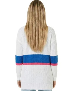 Teen Colorblocked Long Cardigan (Young Women's Fit)