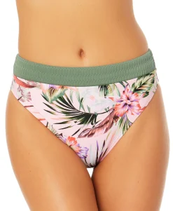 Teen Contrast-Waistband Bikini Bottoms (Young Women's Fit)