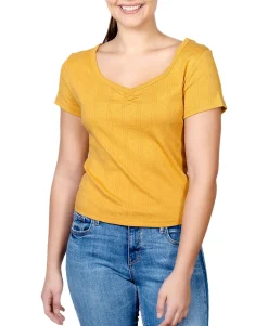 Teen Cotton Pointelle Top (Young Women's Fit)
