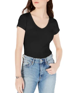 Teen Cotton V-Neck Baby T-Shirt (Young Women's Fit)