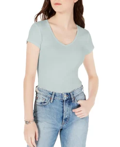 Teen Cotton V-Neck Baby T-Shirt (Young Women's Fit)