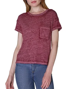 Teen Crewneck Burnout T-Shirt (Young Women's Fit)