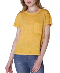 Teen Crewneck Burnout T-Shirt (Young Women's Fit)