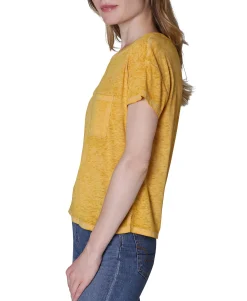 Teen Crewneck Burnout T-Shirt (Young Women's Fit)