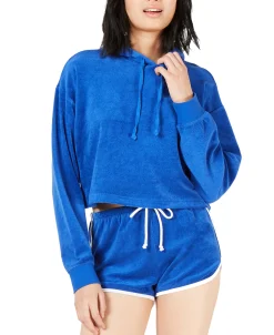 Teen Cropped Terry Hoodie (Young Women's Fit)