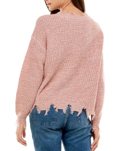 Teen Distressed Sweater (Young Women's Fit)