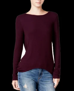 Teen Draped Open-Back Top (Young Women's Fit)