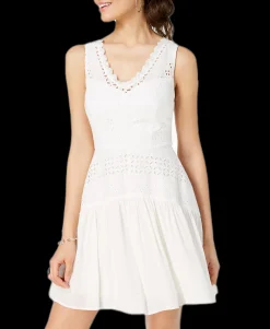 Teen Eyelet Dress (Young Women's Fit)