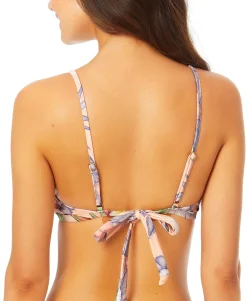 Teen Floral-Print Bralette Bikini Top (Young Women's Fit)