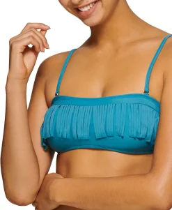 Teen Fringe Bandeau Swim Top (Young Women's Fit)