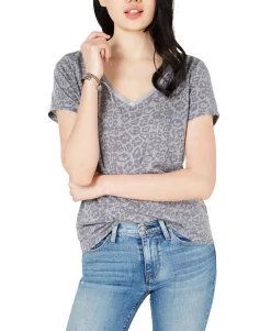 Teen Heathered V-Neck T-Shirt (Young Women's Fit)