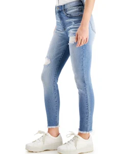 Teen High Rise Ripped Skinny Jeans (Young Women's Fit)