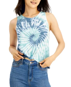 Teen Knot-Front Tank Top (Young Women's Fit)