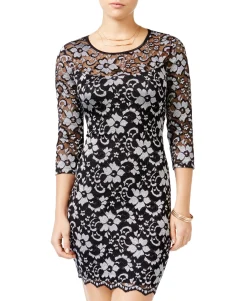 Teen Lace Bodycon Dress (Young Women's Fit)
