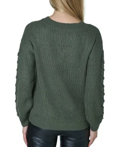 Teen Lace-Up Sweater (Young Women's Fit)