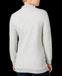 Teen Patch-Trim Tunic Bomber Jacket (Young Women's Fit)