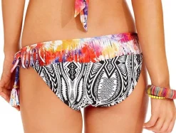 Teen Printed Fringe Hipster Bikini Bottom (Young Women's Fit)