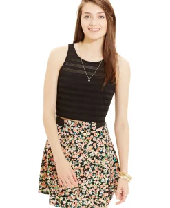 Teen Printed Skater Skirt (Young Women's Fit)