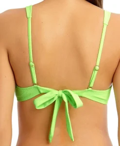 Teen Ribbed V-Wire Bralette Bikini Top (Young Women's Fit)