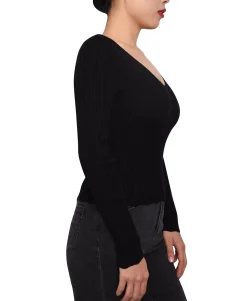 Teen Rib-Knit Strappy-Back Sweater (Young Women's Fit)