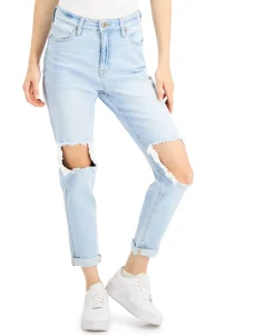 Teen Ripped Mom Jeans (Young Women's Fit)