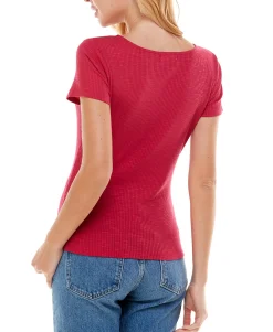 Teen Ruched-Front Top (Young Women's Fit)