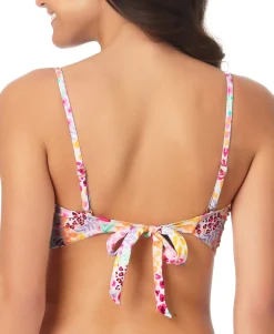 Teen Smocked Bandeau Bikini Top (Young Women's Fit)