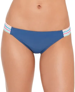 Teen Solid Banded Hipster Bikini Bottoms (Young Women's Fit)