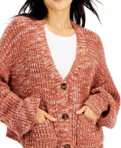 Teen Space-Dyed Cardigan (Young Women's Fit)