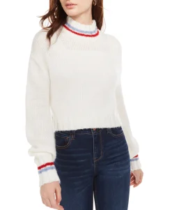 Teen Turtleneck Cropped Sweater (Young Women's Fit)
