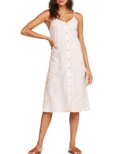 Teen Wild Ties Cotton Printed Midi Dress (Young Women's Fit)