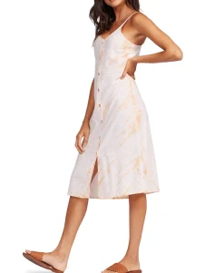 Teen Wild Ties Cotton Printed Midi Dress (Young Women's Fit)