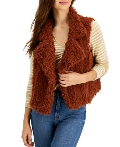 Teen Woobie Faux-Fur Vest (Young Women's Fit)
