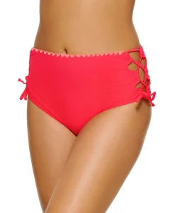 Teen Zig-Zag Zinc Cheeky High-Waist Bikini Bottoms (Young Women's Fit)