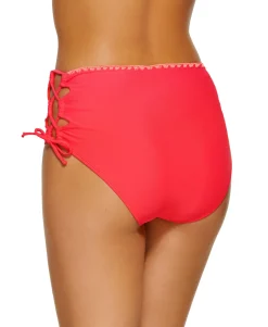 Teen Zig-Zag Zinc Cheeky High-Waist Bikini Bottoms (Young Women's Fit)
