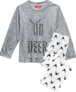 Toddlers Matching Oh Deer Pajama Set