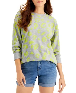 Women's Animal Print Sweatshirt