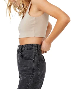 Women's Ash Crop Tank Top