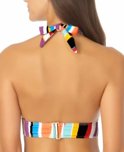 Women's Banded Halter Bikini Top