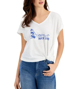 Women's Buoy Bye Graphic-Print T-Shirt