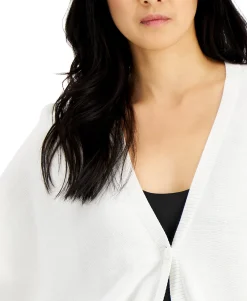 Women's Button-Front Shrug