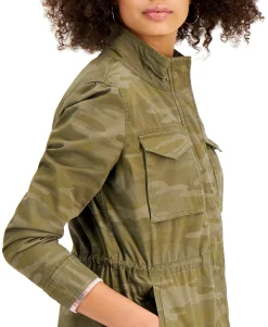 Women's Camouflage Utility Jacket