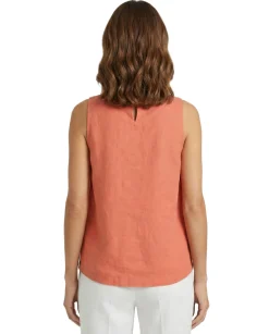 Women's Cinched-Waist Sleeveless Top
