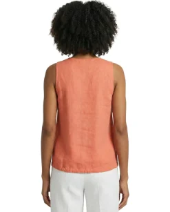 Women's Cinched-Waist Sleeveless Top